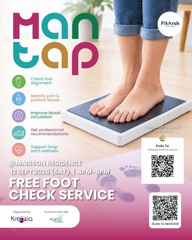 Free Foot Check Service by FitArch