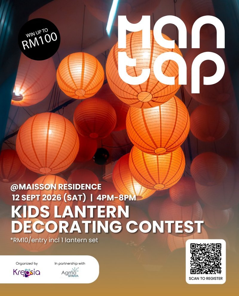 Kids Lantern Decorating Contest, RM10 per entry, win up to RM100